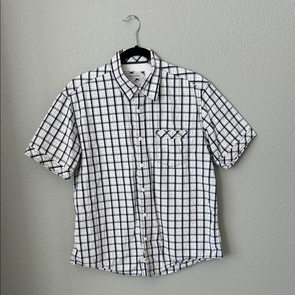 Jeffrey Campbell Black and White Plaid Shirt